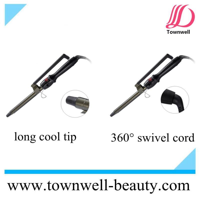 Titanium LCD Digital Hair Curling Iron with Different Barrel Sizes