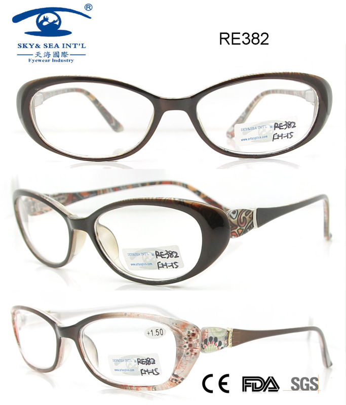 Woman Man Plastic Reading Glasses (RE382)