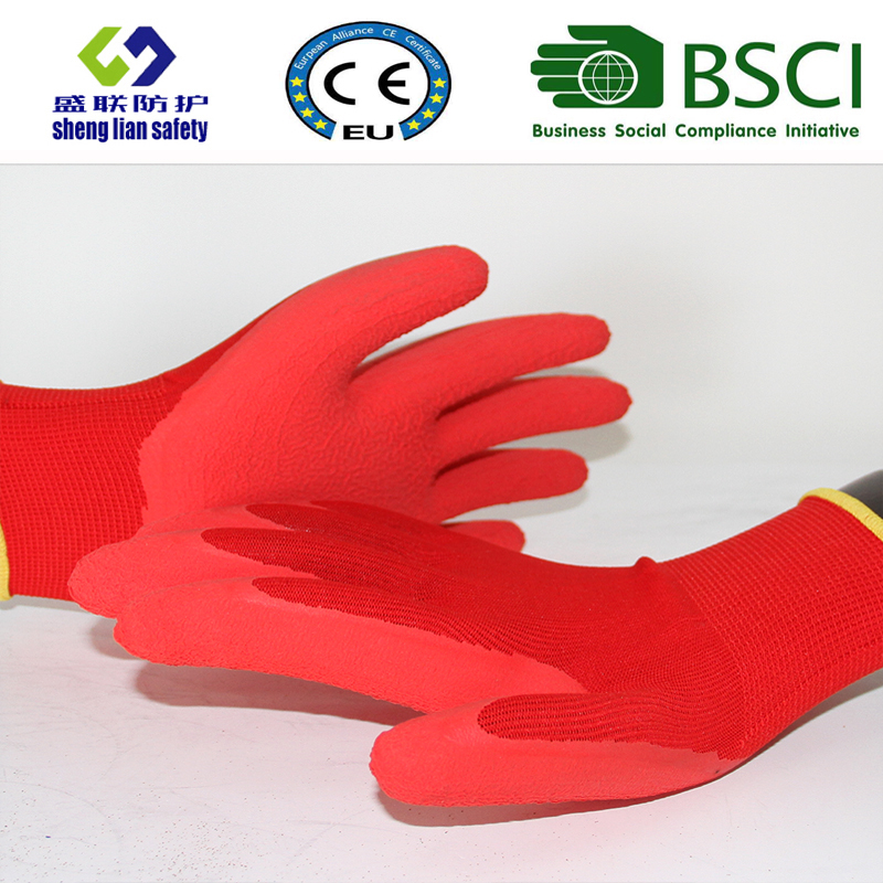 Foam Latex Coated Gardening Work Safety Gloves