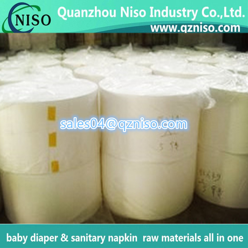 Carrier Tissue for Wrapping Jumbol Roll, Sanitary Napkin Raw Material, Baby Diaper Raw Materials with SGS