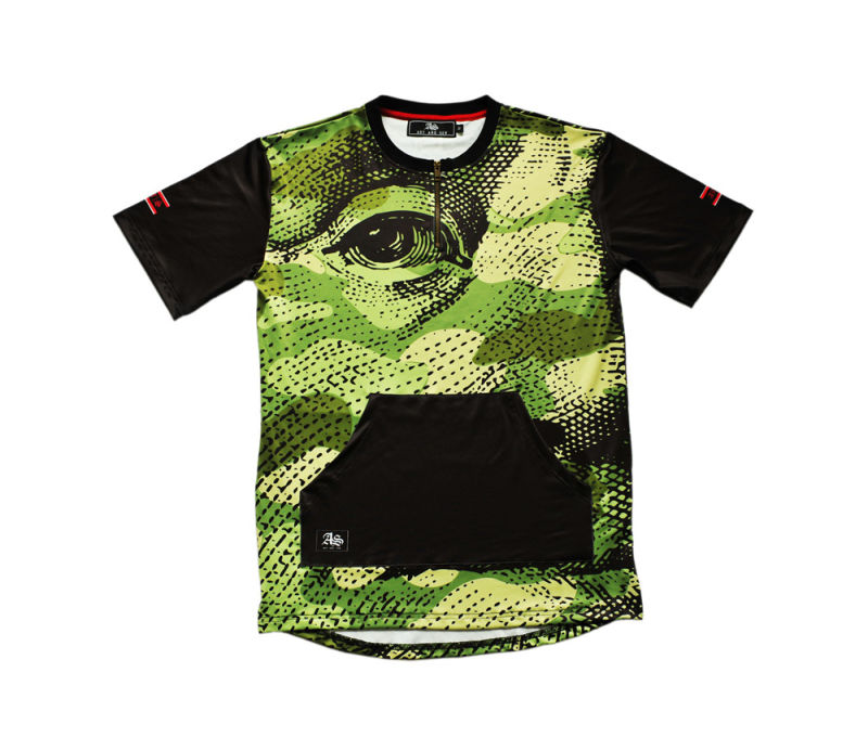 Breathable Camo Green Sweat Sport Jersey Football Training Jersey (T5032)