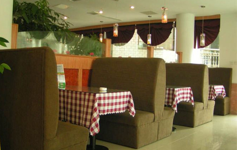 New Restaurant Fabric Sofa with High Quality