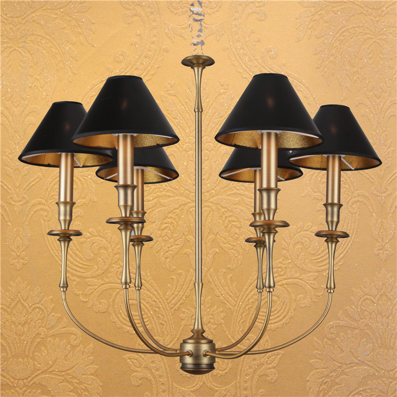 Iron Chandelier Pendant Lamp with E14 Holder for House