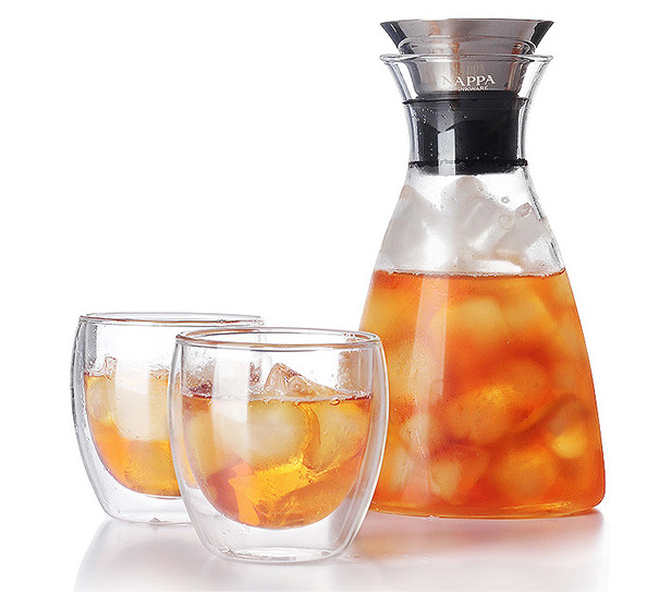 Egg Shaped Double Wall Mouth Blowing 250ml High Borosilicate Glass Cup