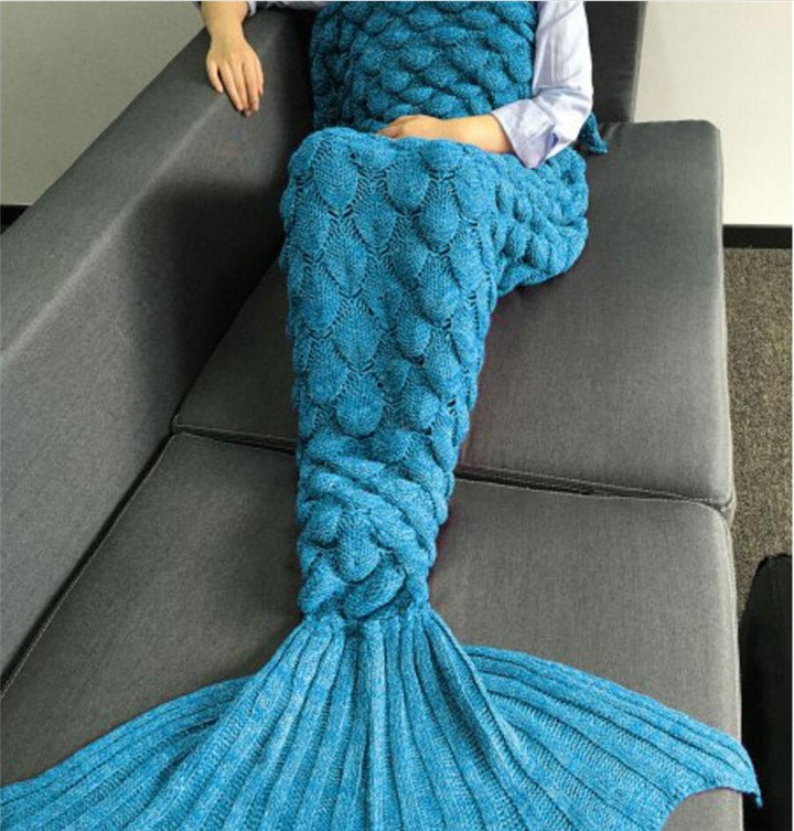 Mermaid Tail Blanket Princess Cosyplay Snuggle Fleece / Handcrafted Blanket Fancy Dress All Season