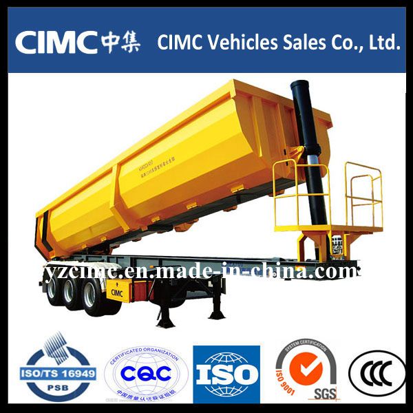 Cimc 3 Axle 30m3 Tipper Dumper Semi-Trailer