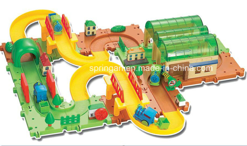 Track Toy Blocks Trains Set Toy