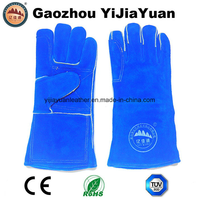 Reinforcement Heat Resistant Leather Hand Welding Gloves with Ce En12477