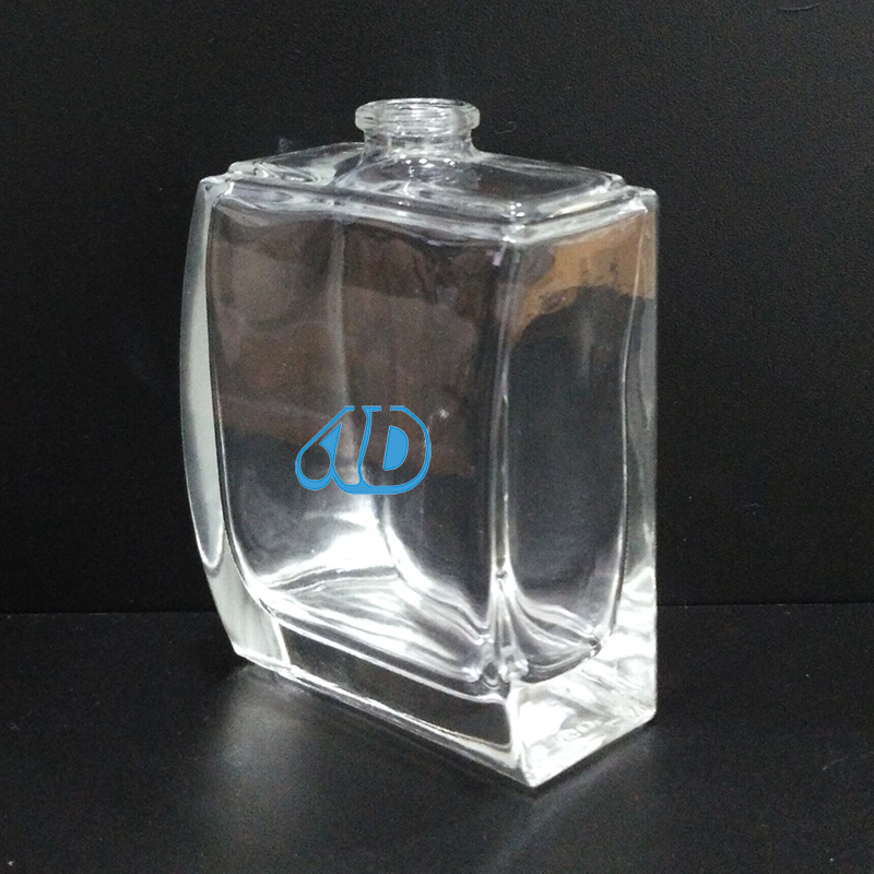 Ad-R39 Square Polishing New Product Transparent Perfume Glass Bottle 65ml