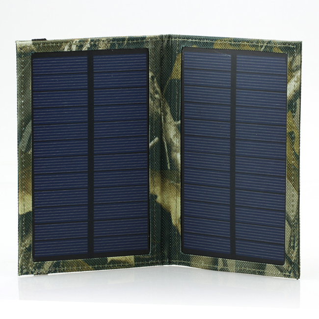 Outdoor Portable Bag Folding 6W Solar Panel Charger for iPhone 6 7 Smartphone