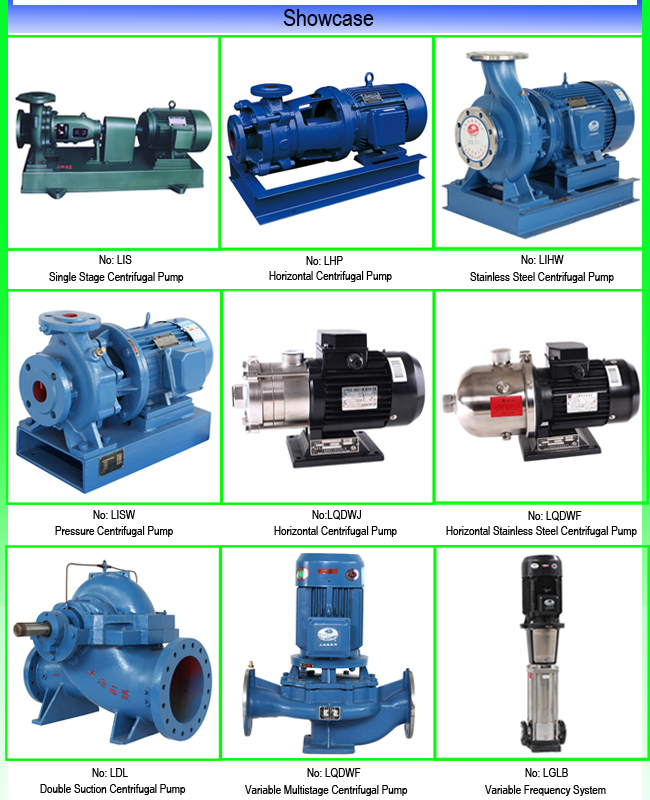 High Flow Rate Centrifugal Pumps with Volute Centrifugal Type