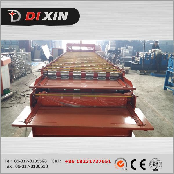 Color Steel Glazed Roof Tile Roll Forming Machine