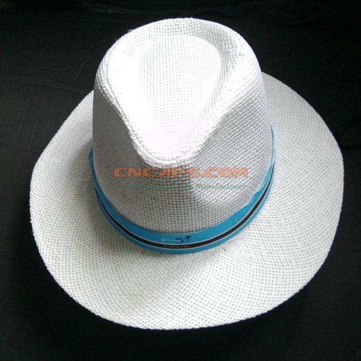 Custom Panama Style Paper Straw Hat with Logo