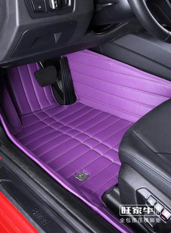 Car Carpet 3D with Leatherette 5-Layer in Strips Embroidery