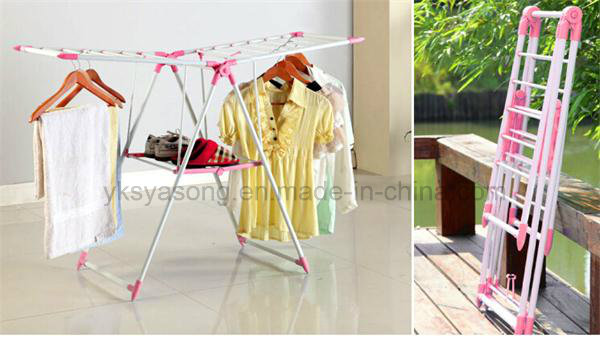 Factory Outlets Center Foldable Clothes Rack