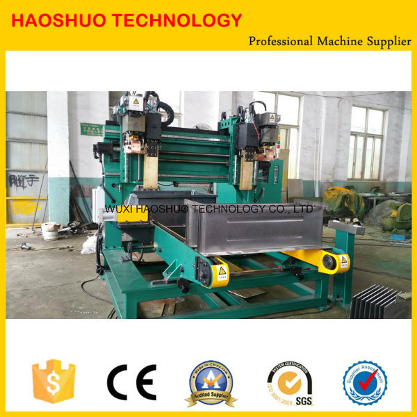 Automatic Corrugated Fin Embossment Spot Welding Machine