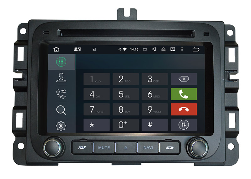 Sz Hualingan Hl-8511 Car DVD Player with Reversing Camera for Dodge RAM 1500 (2014--) Jeep Renegade (2015--)