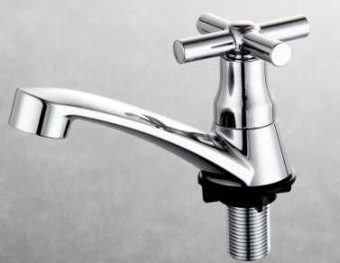 Chrome Plated Plastic ABS Tap for Bathroom Sinks