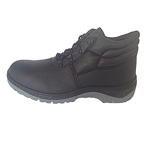 Upper Split Embossed Leather Sole PU Work Safety Footwear