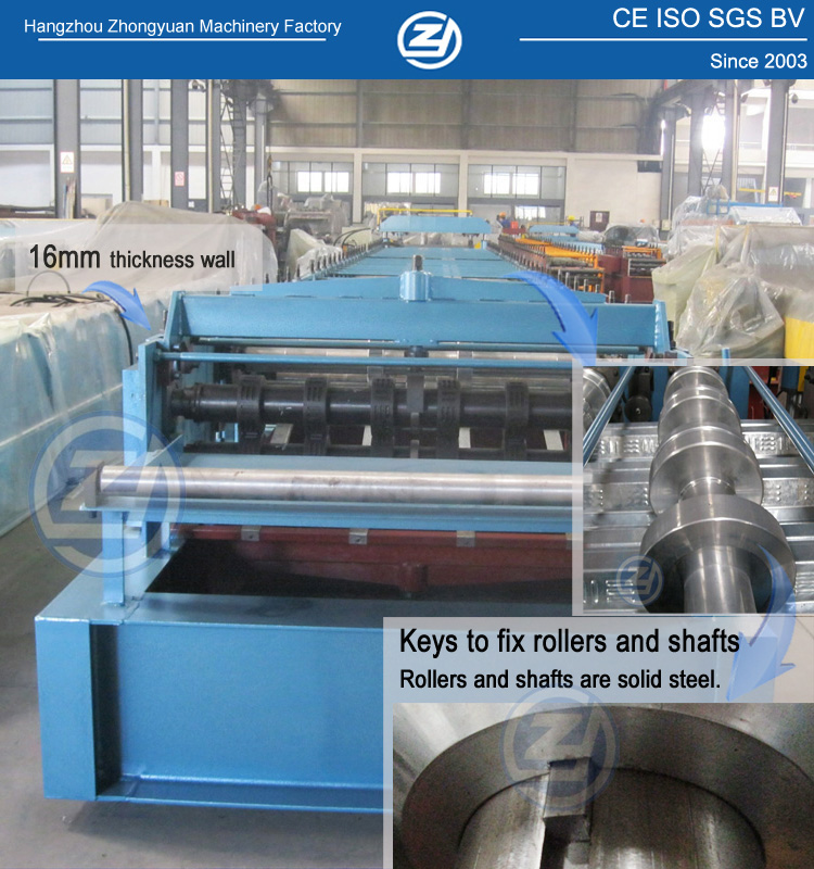 Galvanized Floor Tile Decking Forming Machine