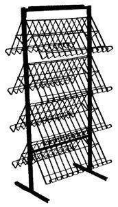 Triangle Wire Mesh Display Rack/Display Stand