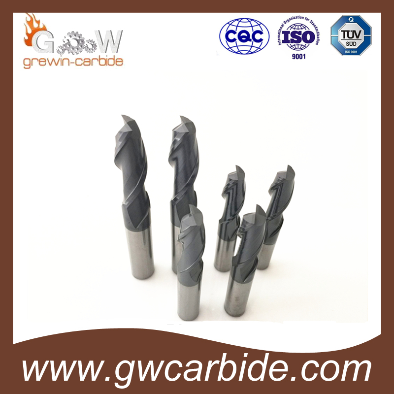 Solid Carbide Flat Ball Nose End Mill Cutter