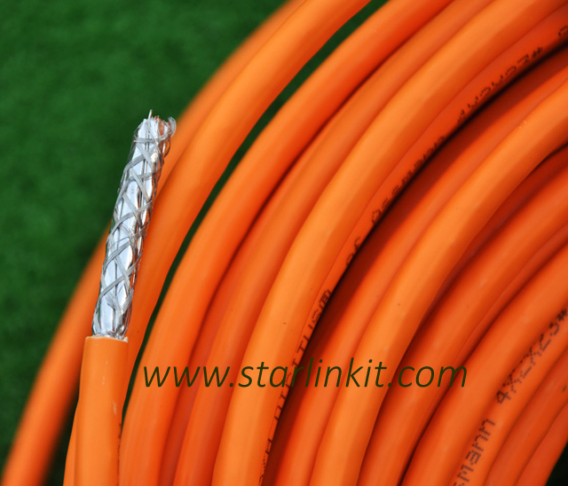 10g 650MHz SFTP Shielded Cat7 LAN Cable with LSZH Jacket