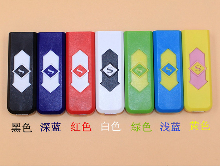 2016 Custom Electric Lighter Plastic USB Charge Lighter