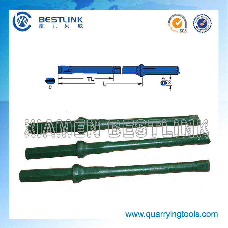 Shank Hex 19*108mm Plug Hole Rod for Rock Drill