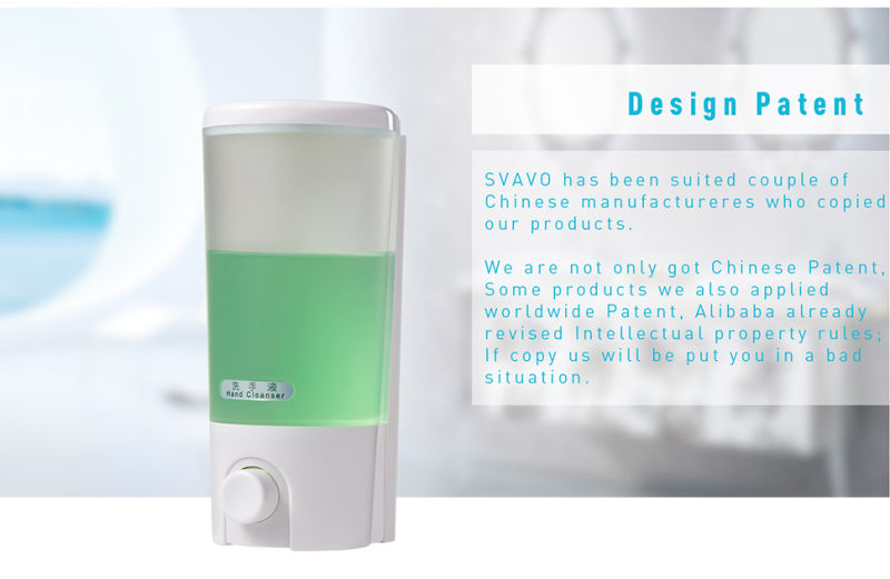 Svavo Wall Mounted Hotel Soap Dispenser Shampoo Dispenser (V-9101)