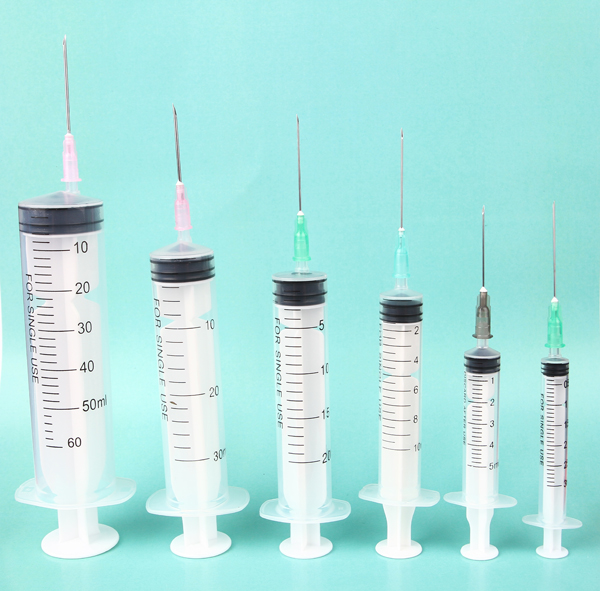 1ml, 2ml, 3ml, 5ml, 10ml, 20ml, 30ml, 50ml, 60ml Sterile Disaposable Syringe