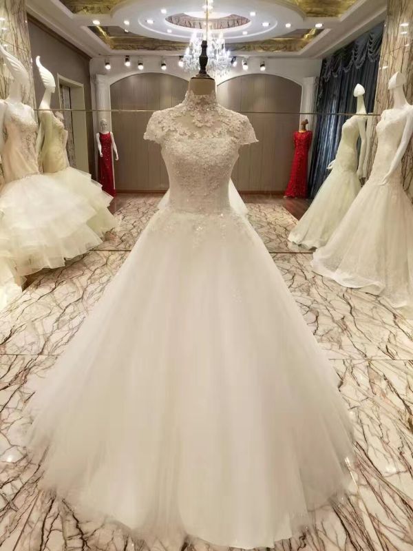 New Arrival 2017 Top Princess Marriage Floor Length Wedding Dresses