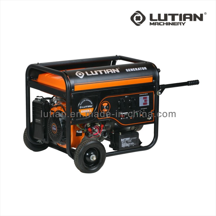 3.2-6kw Gasoline  Generator  Set with Handle and 8' Wheel