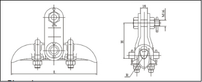 Xgu Wire Suspension Clamp for ADSS/Opgw