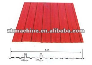 Construction Iron Materials Roof Panel Forming Machine