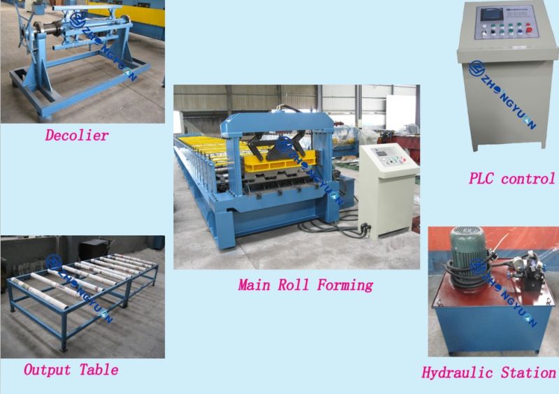 Floor Decking Roll Forming Machine (ZYYX63.5-314-942)