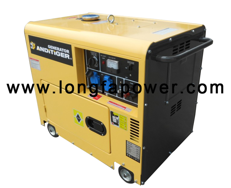 Sir Lanka Hot Sale 5.5kVA Single Phase Diesel Generator