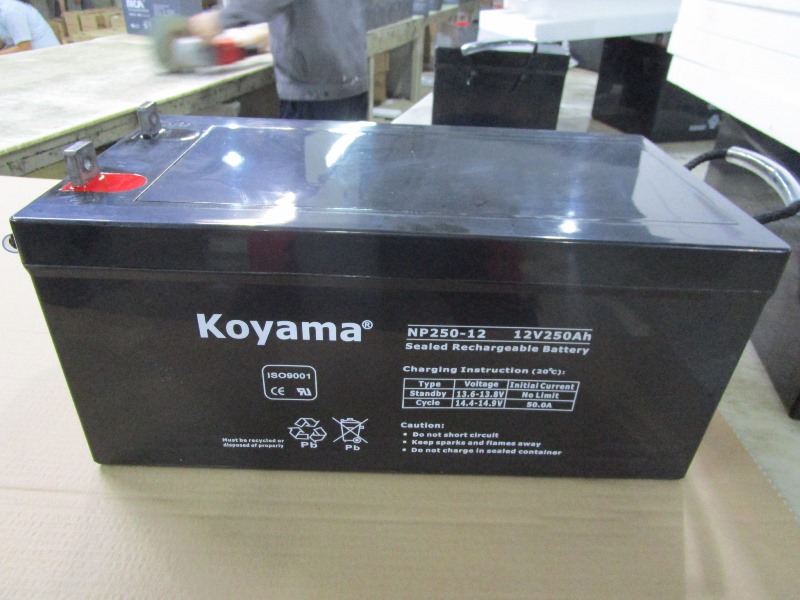 12V250ah Lead Acid Solar AGM Battery for Telecom