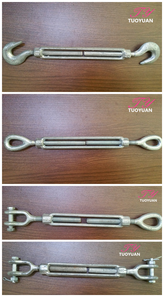 Carbon Steel Us Type Turnbuckle Jaw and Jaw