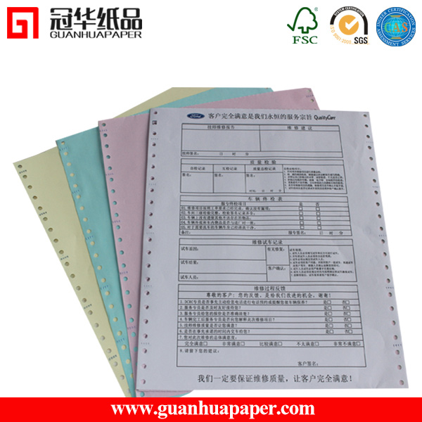 2/3 Ply Continuous Carbonless Printing Paper Computer Paper