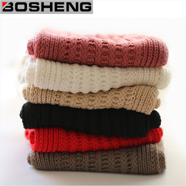 Women's Acrylic Knitted Warm Large Fashion Scarf