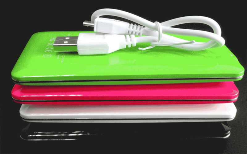 High Quality 5000mAh Slim Power Bank Charger with Giftbox (PB02)