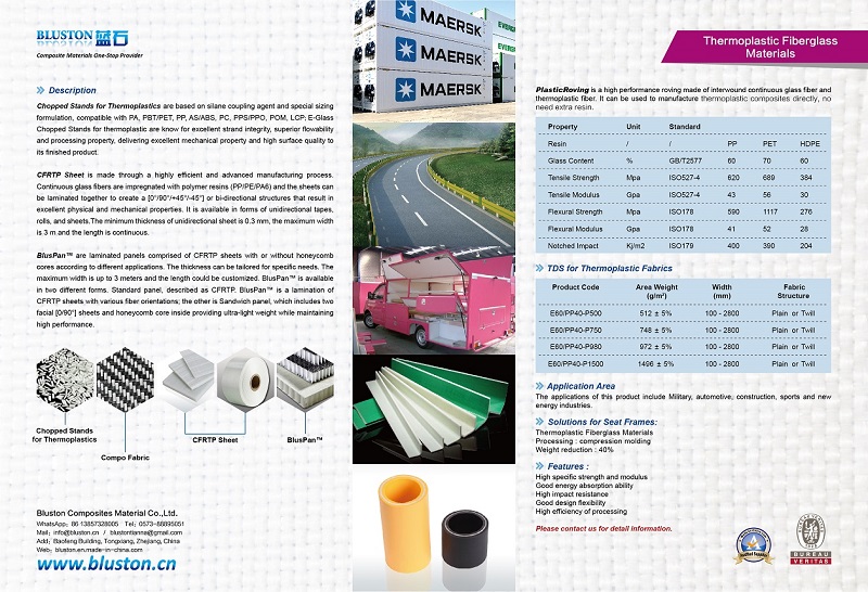 Thermoplasitc Fiberglass Fabrics