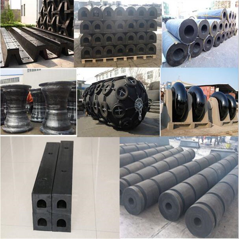 Marine Rubber Bumpers/Cylindrical Rubber Fenders/D Type Fenders