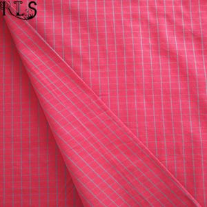 100% Cotton Poplin Woven Yarn Dyed Fabric for Shirts/Dress Rlsc50-30