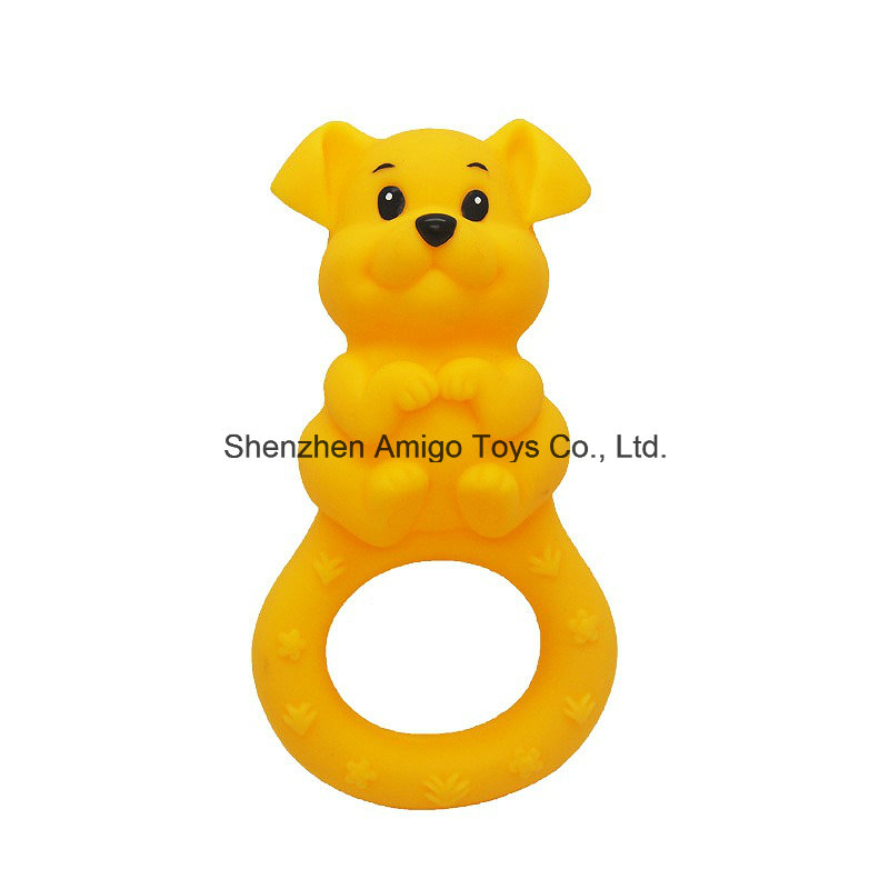 Cusotom Made Dog Shaped Baby Teethers Toys