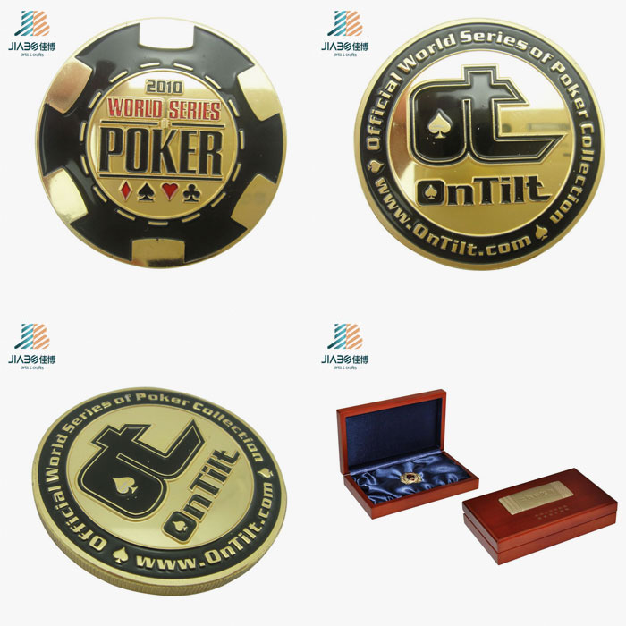 New Design Wholesale Paint USA Souvenir Gold Custom Poker Coin