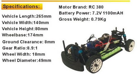 1/16 Electric Children Car Battery Car for Children Toy Car 7.2V