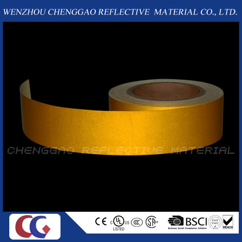 Yellow Self-Adhesive Reflective Warning Tape for Truck (C1300-OY)