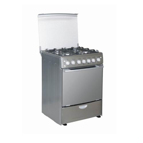 Freestanding Electric Oven with Four Gas Burner Stove